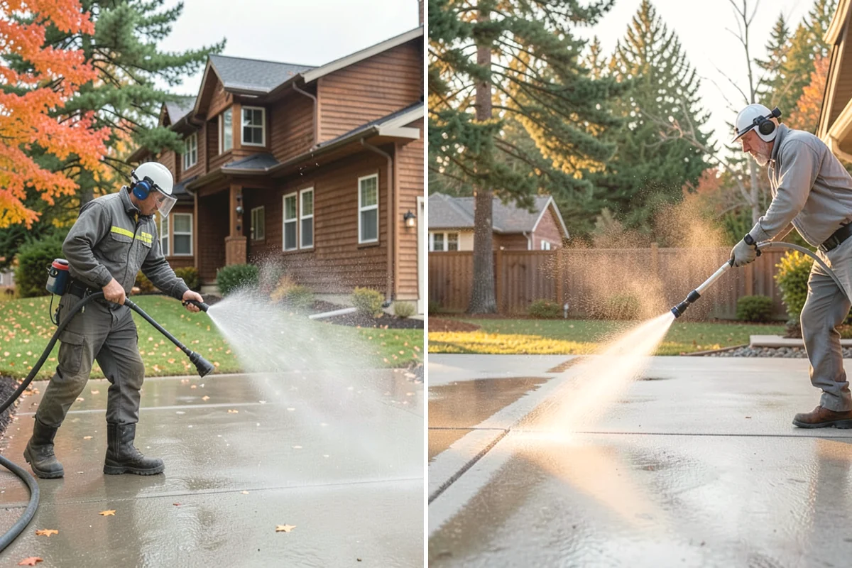 Paver Driveway Cleaning in Yarrow Point, King County, WA - Remove weeds and loose debris from the joints