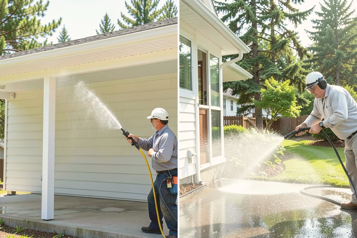 Paver Patio Cleaning in Algona, King County, WA - Clear the patio and pull established weeds