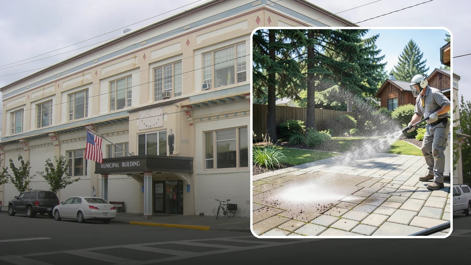Paver Patio Cleaning in Anacortes, Skagit County, WA - Renew paver patios by clearing joint moss and restoring even color across the field.