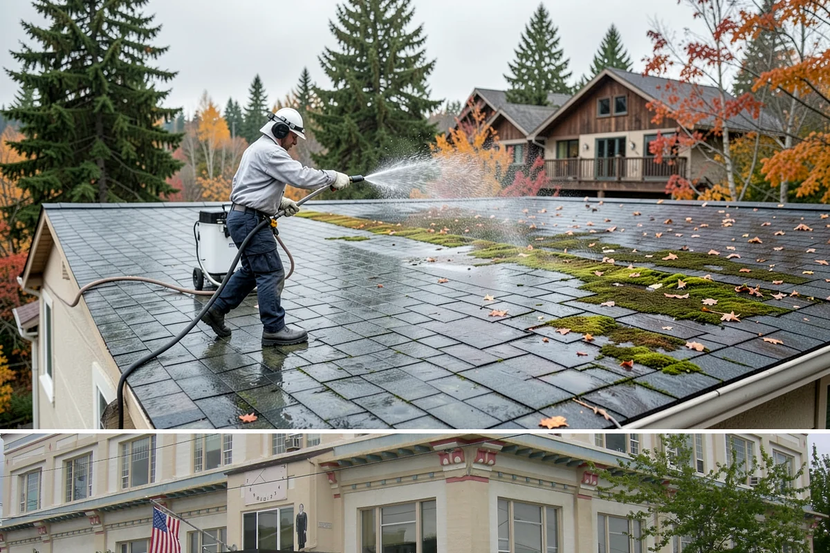 Paver Patio Cleaning in Anacortes, Skagit County, WA - Paver patios are best cleaned in late summer so new joint sand cures before the rains.