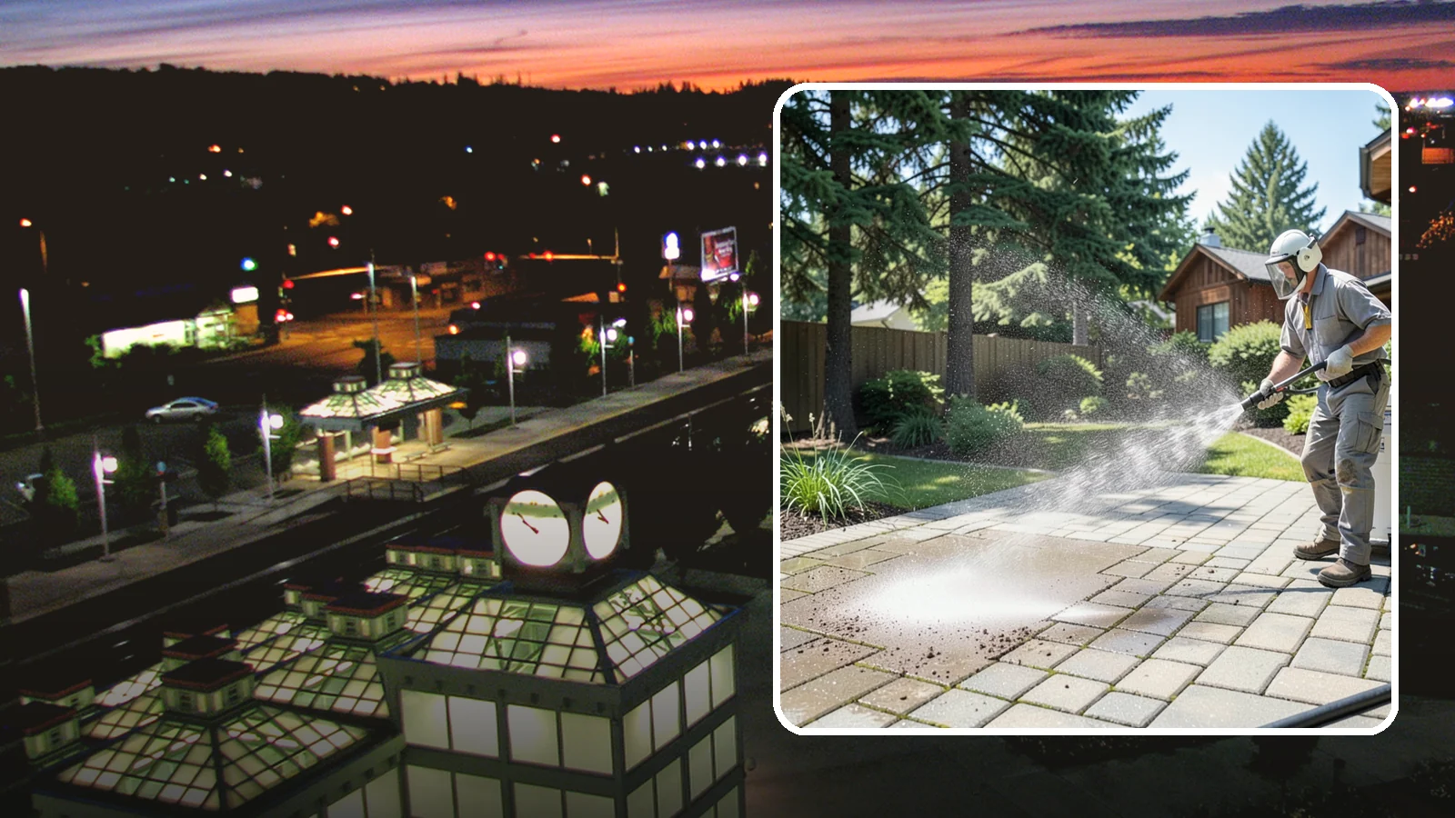 Paver Patio Cleaning in Auburn, King County, WA - Renew paver patios by clearing joint moss and restoring even color across the field.