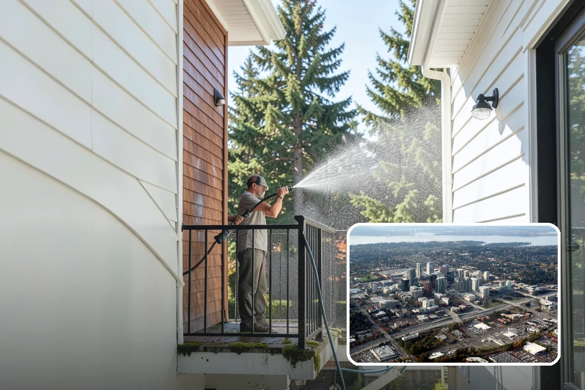 Paver Patio Cleaning in Bellevue, King County, WA - Removes moss and weeds from every joint