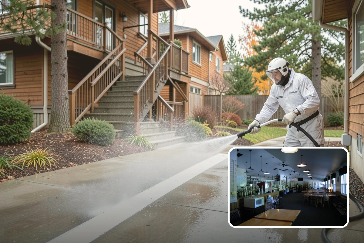 Paver Patio Cleaning in Black Diamond, King County, WA - Removes moss and weeds from every joint
