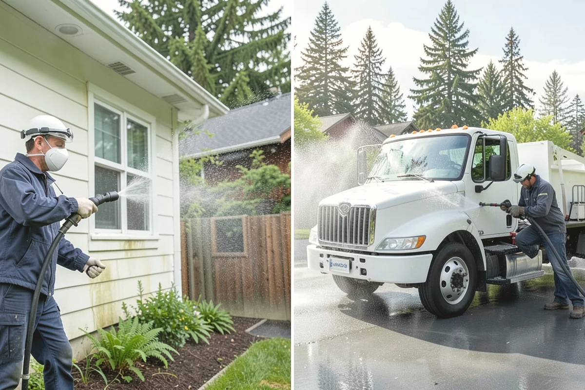 Paver Patio Cleaning in Black Diamond, King County, WA - Clear the patio and pull established weeds