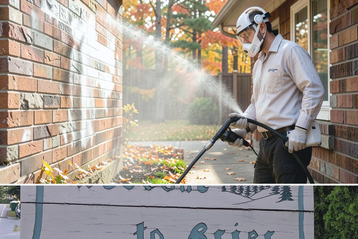 Paver Patio Cleaning in Brier, Snohomish County, WA - Paver patios are best cleaned in late summer so new joint sand cures before the rains.