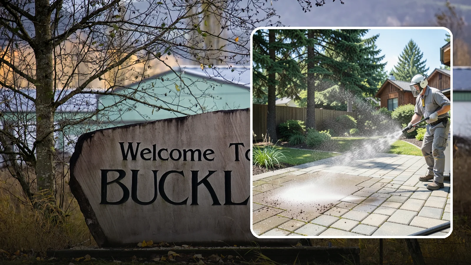 Paver Patio Cleaning in Buckley, Pierce County, WA - Renew paver patios by clearing joint moss and restoring even color across the field.
