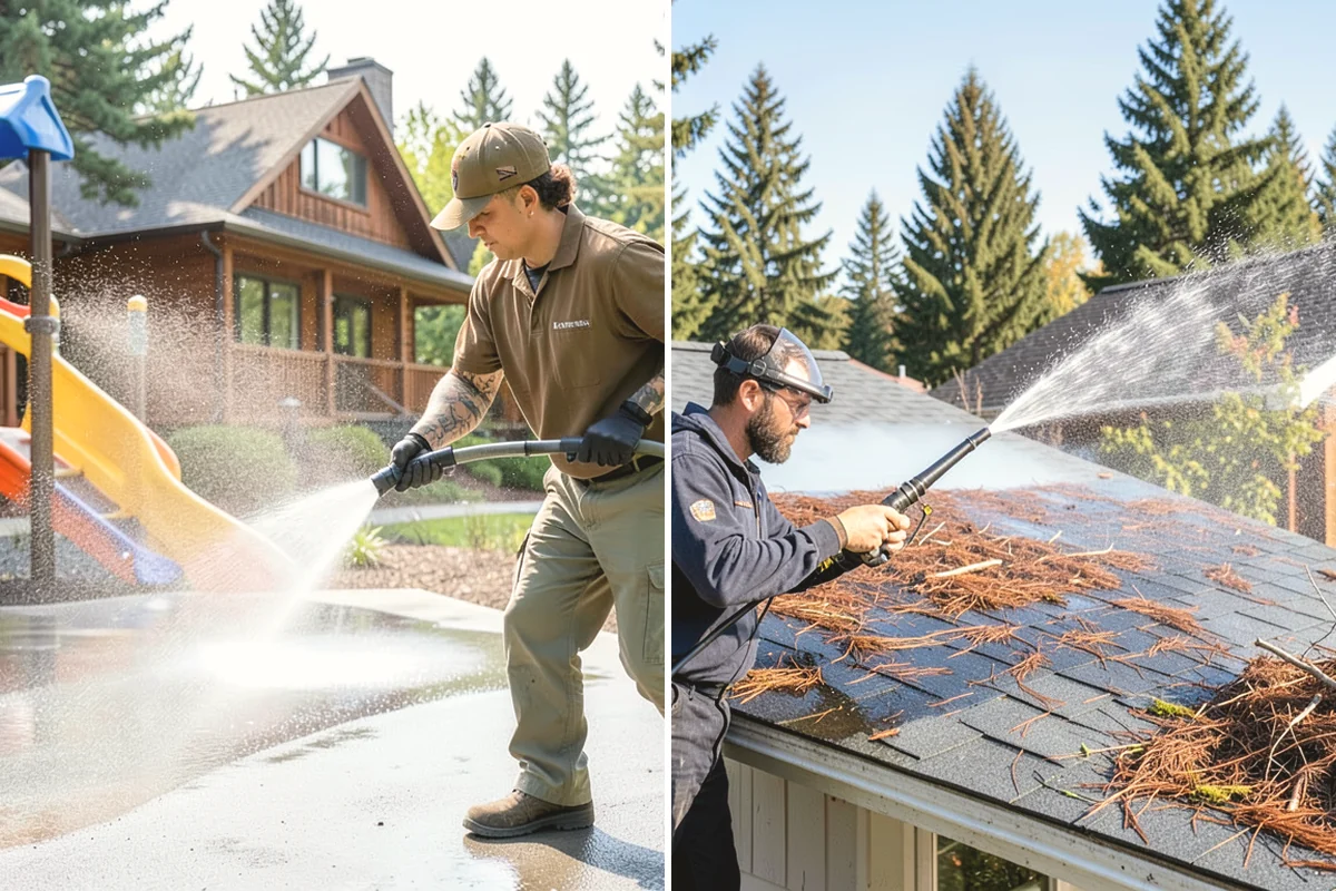 Paver Patio Cleaning in Burien, King County, WA - Clear the patio and pull established weeds