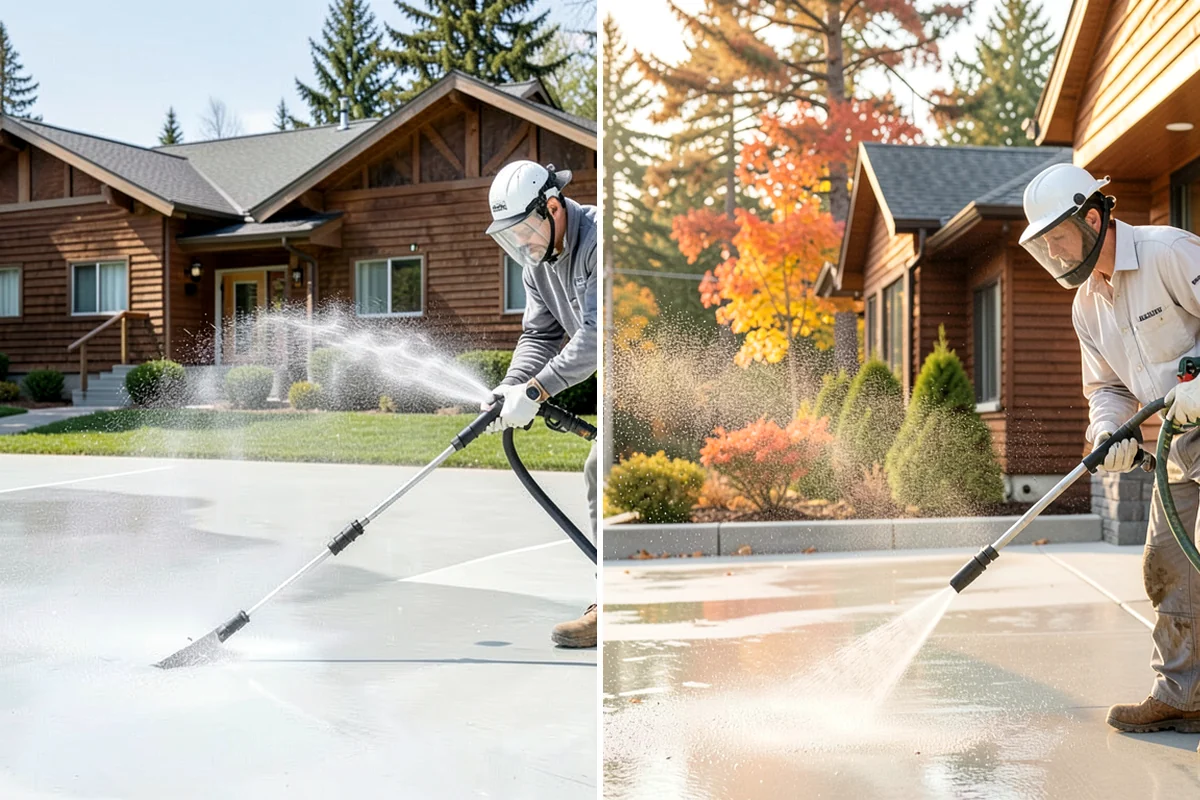 Paver Patio Cleaning in Clyde Hill, King County, WA - Clear the patio and pull established weeds