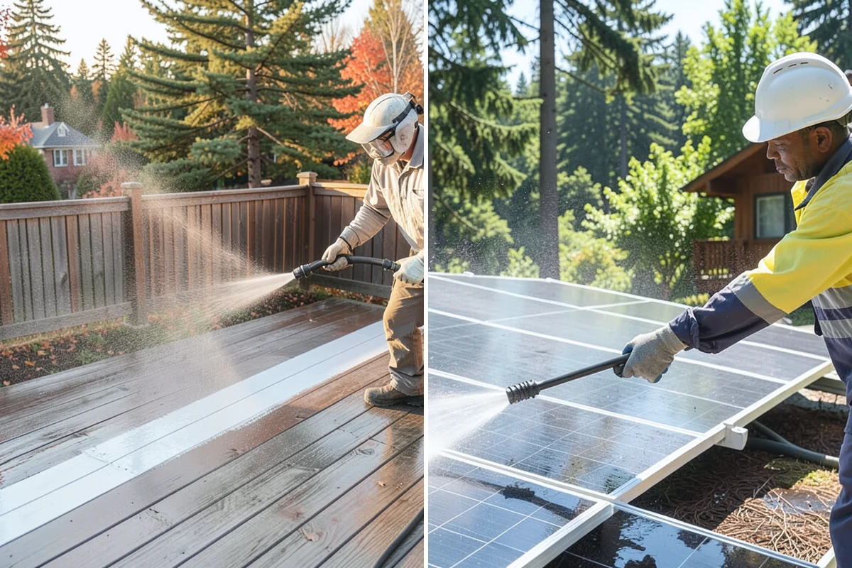 Paver Patio Cleaning in Coupeville, Island County, WA - Clear the patio and pull established weeds