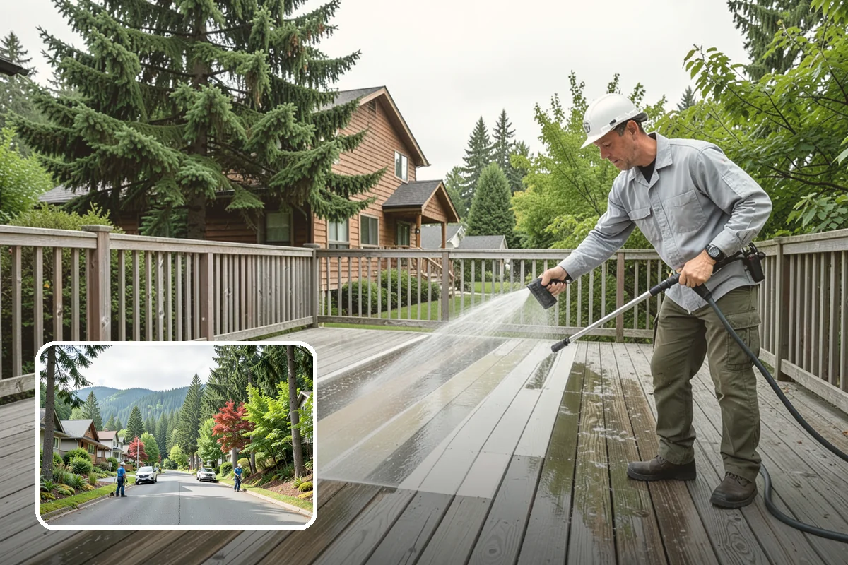Paver Patio Cleaning in Darrington, Snohomish County, WA - Removes moss and weeds from every joint