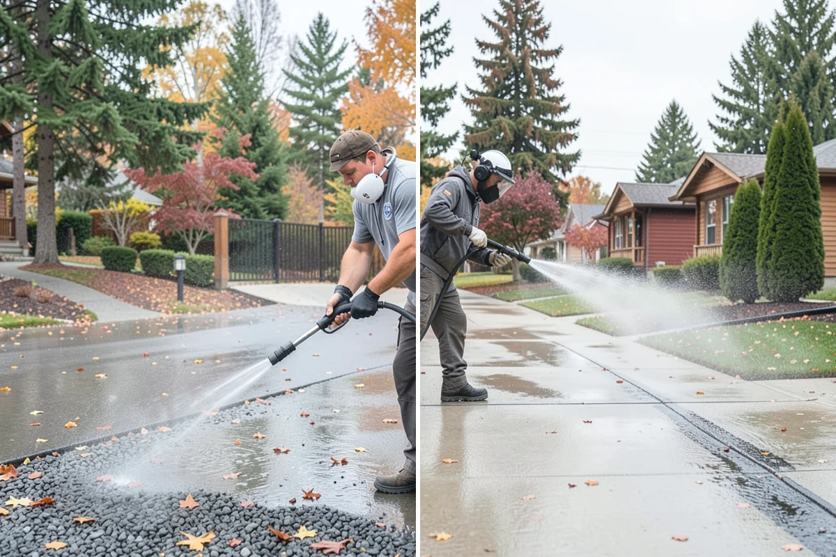 Paver Patio Cleaning in Darrington, Snohomish County, WA - Clear the patio and pull established weeds