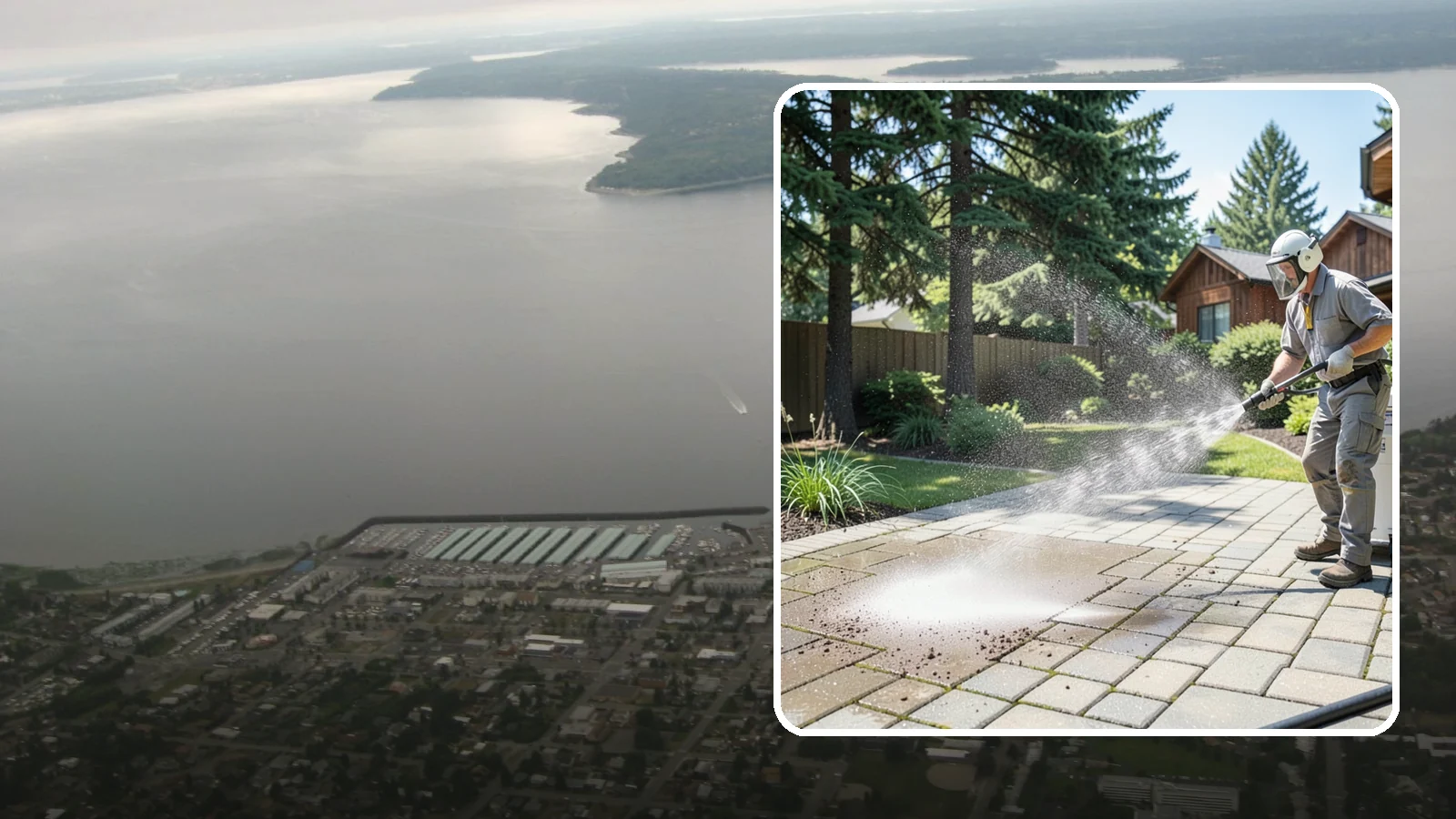 Paver Patio Cleaning in Des Moines, King County, WA - Renew paver patios by clearing joint moss and restoring even color across the field.