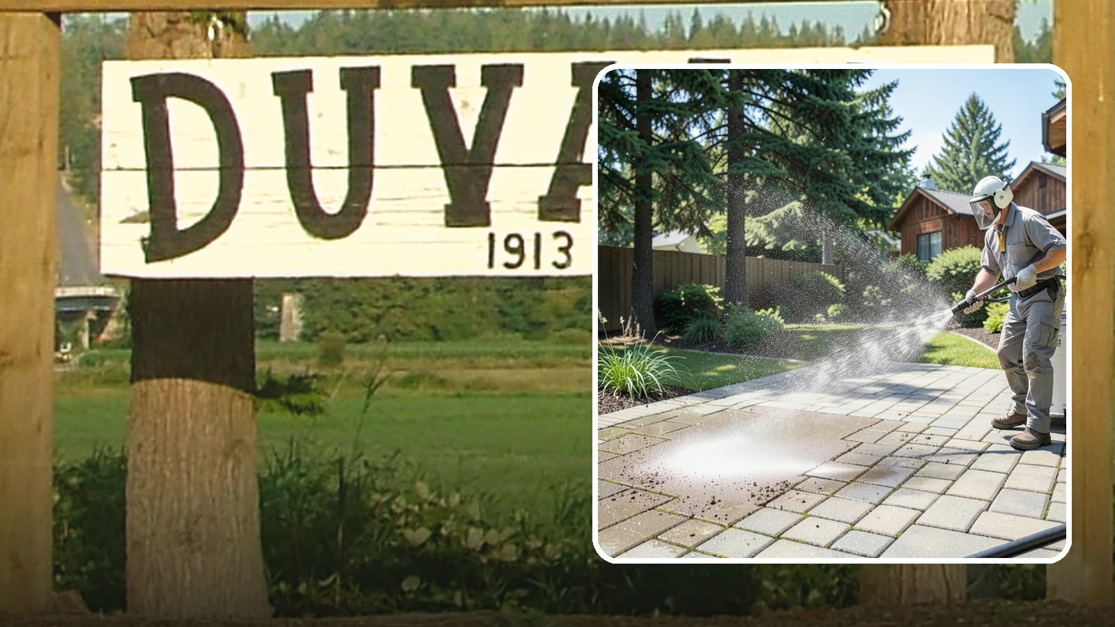 Paver Patio Cleaning in Duvall, King County, WA - Renew paver patios by clearing joint moss and restoring even color across the field.