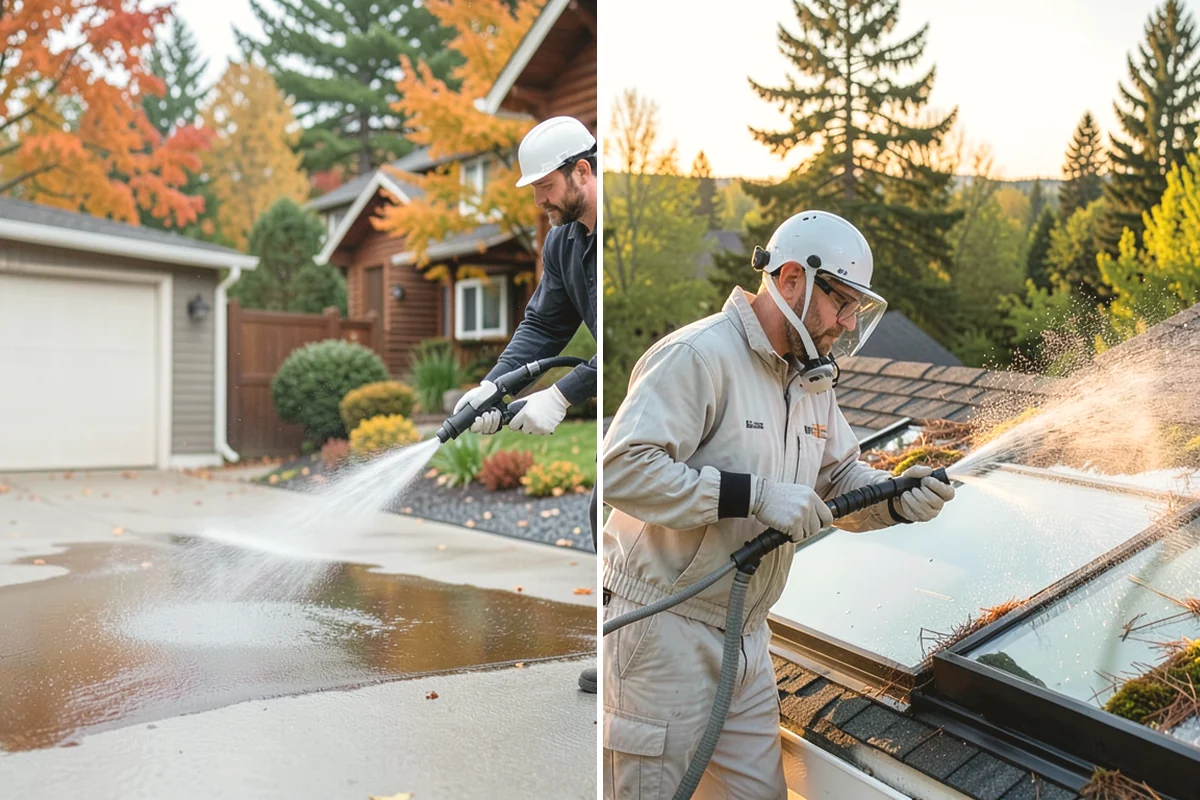 Paver Patio Cleaning in Duvall, King County, WA - Clear the patio and pull established weeds