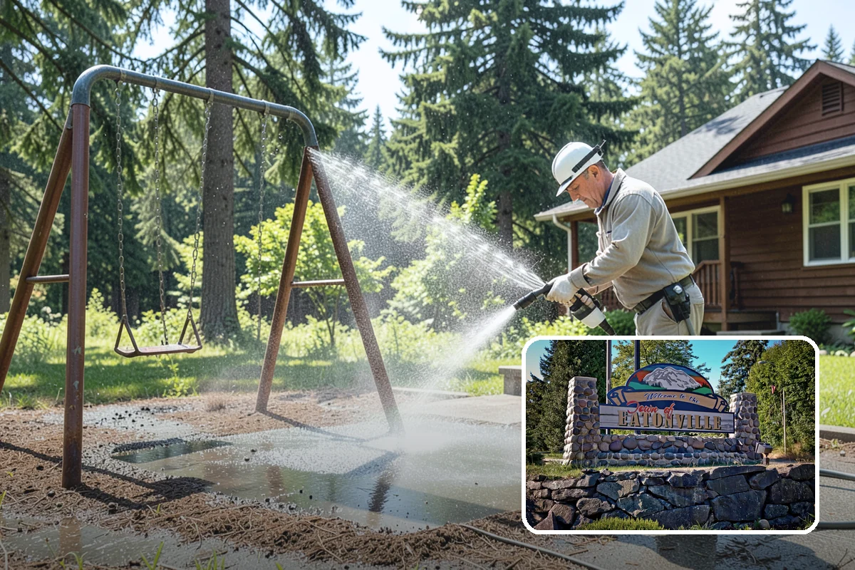 Paver Patio Cleaning in Eatonville, Pierce County, WA - Removes moss and weeds from every joint