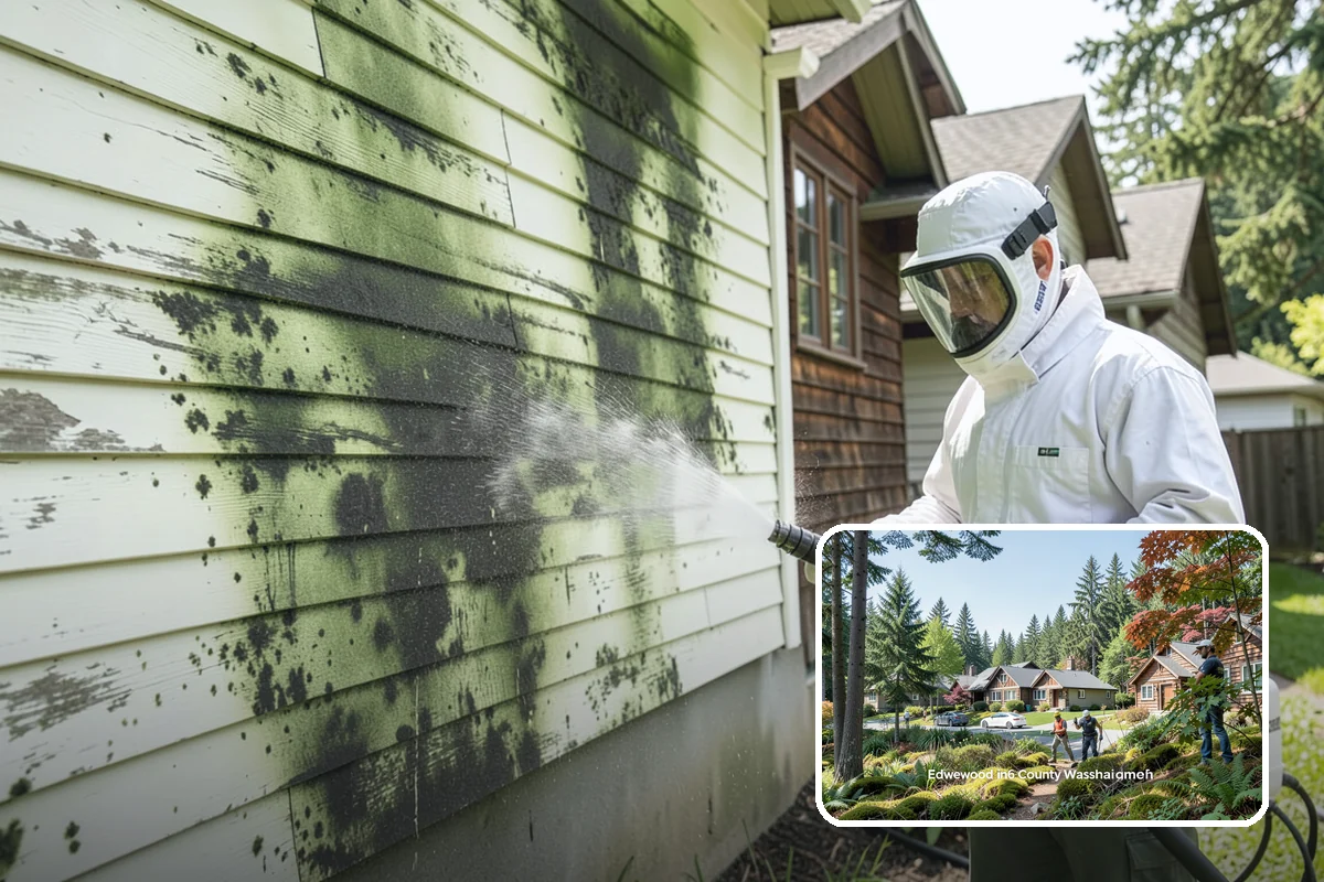 Paver Patio Cleaning in Edgewood, Pierce County, WA - Removes moss and weeds from every joint