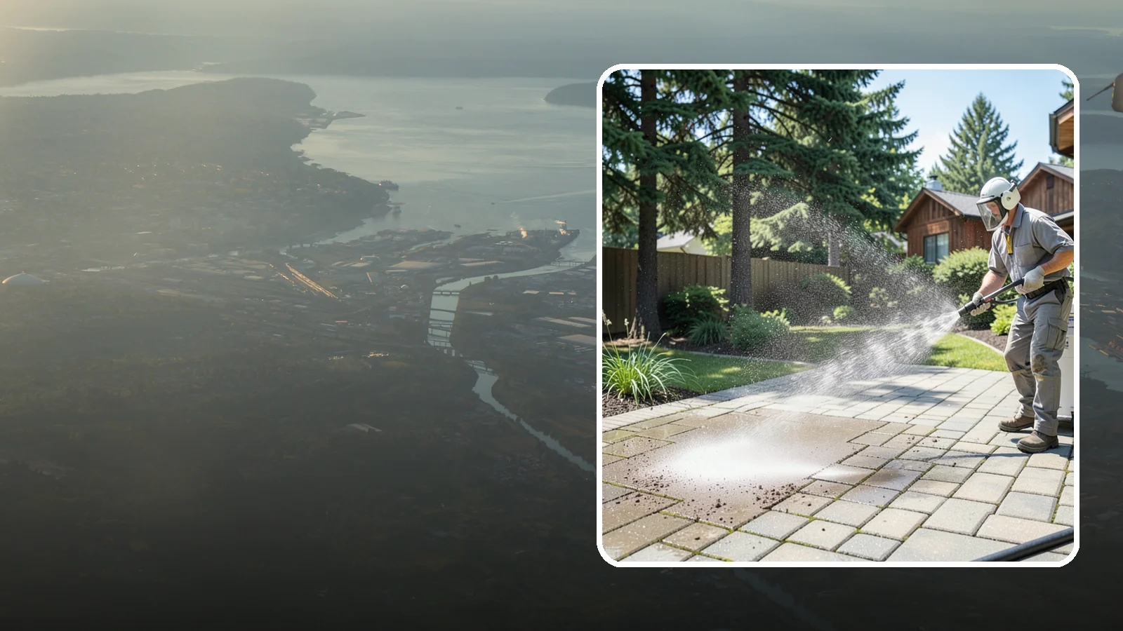 Paver Patio Cleaning in Fife, Pierce County, WA - Renew paver patios by clearing joint moss and restoring even color across the field.