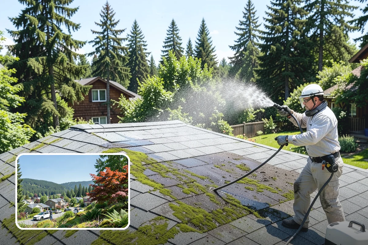 Paver Patio Cleaning in Index, Snohomish County, WA - Removes moss and weeds from every joint