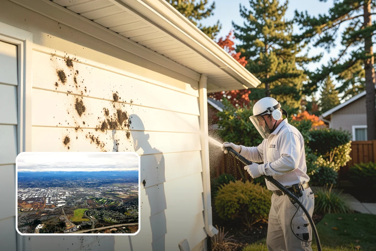 Paver Patio Cleaning in Kent, King County, WA - Removes moss and weeds from every joint