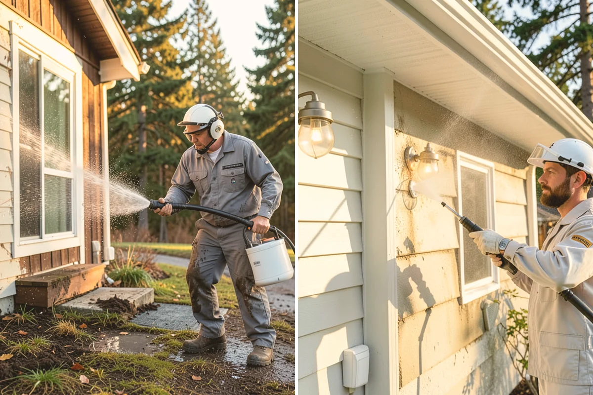 Paver Patio Cleaning in Kirkland, King County, WA - Clear the patio and pull established weeds