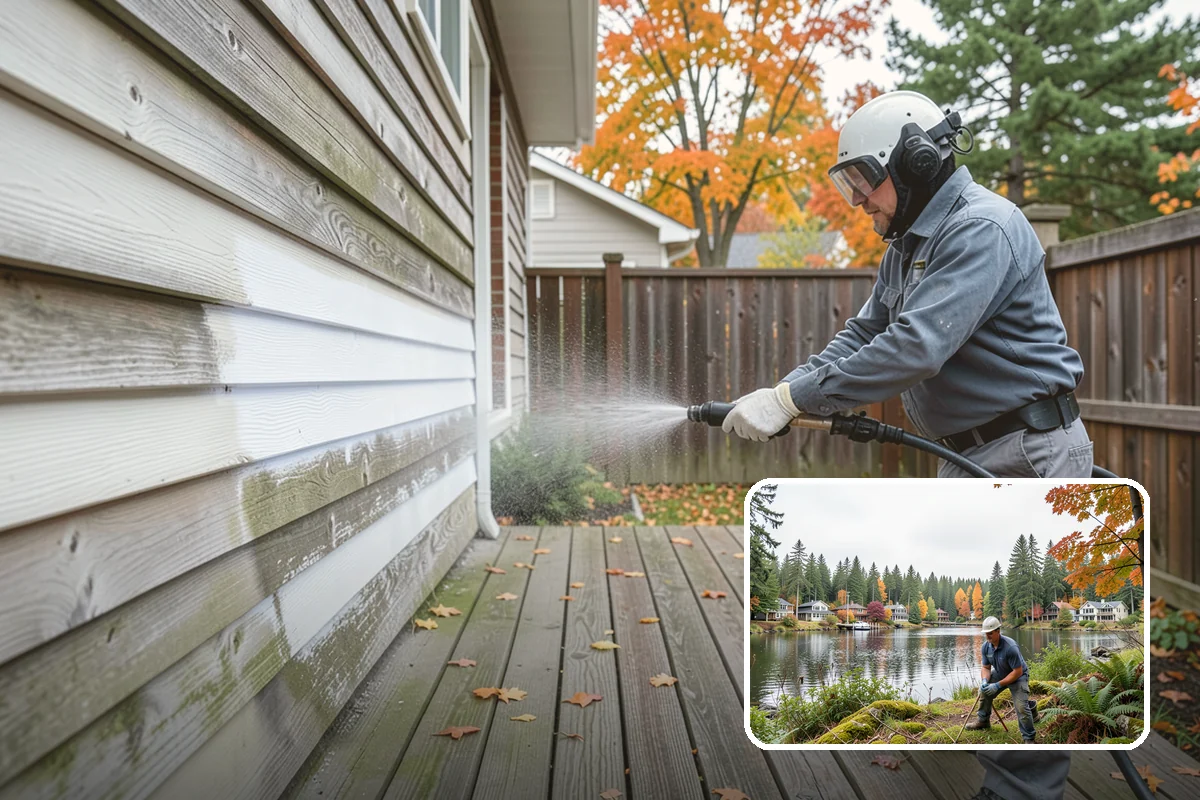Paver Patio Cleaning in La Conner, Skagit County, WA - Removes moss and weeds from every joint