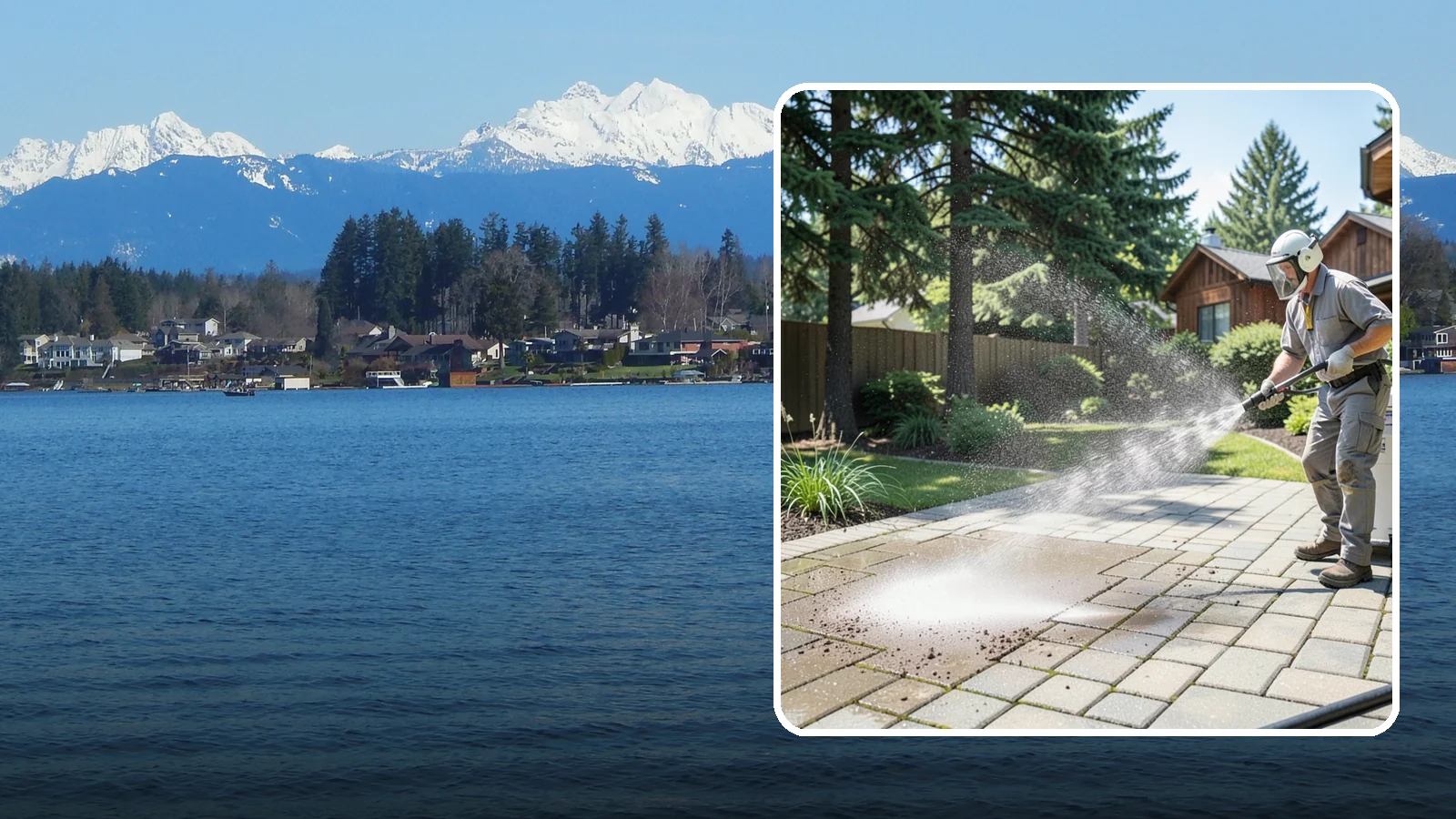 Paver Patio Cleaning in Lake Stevens, Snohomish County, WA - Renew paver patios by clearing joint moss and restoring even color across the field.