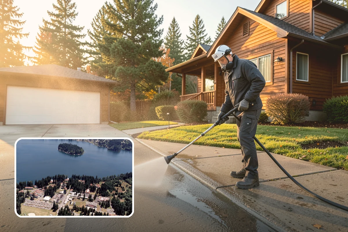 Paver Patio Cleaning in Lakewood, Pierce County, WA - Removes moss and weeds from every joint