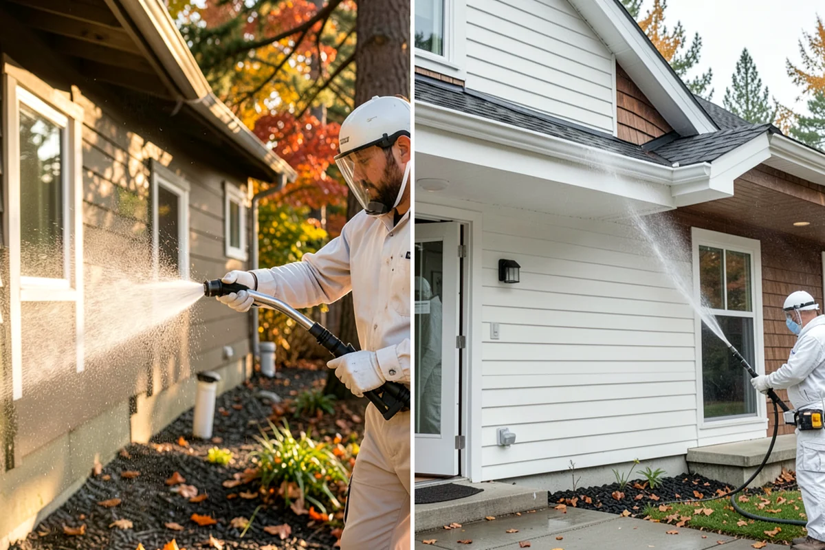 Paver Patio Cleaning in Lakewood, Pierce County, WA - Clear the patio and pull established weeds