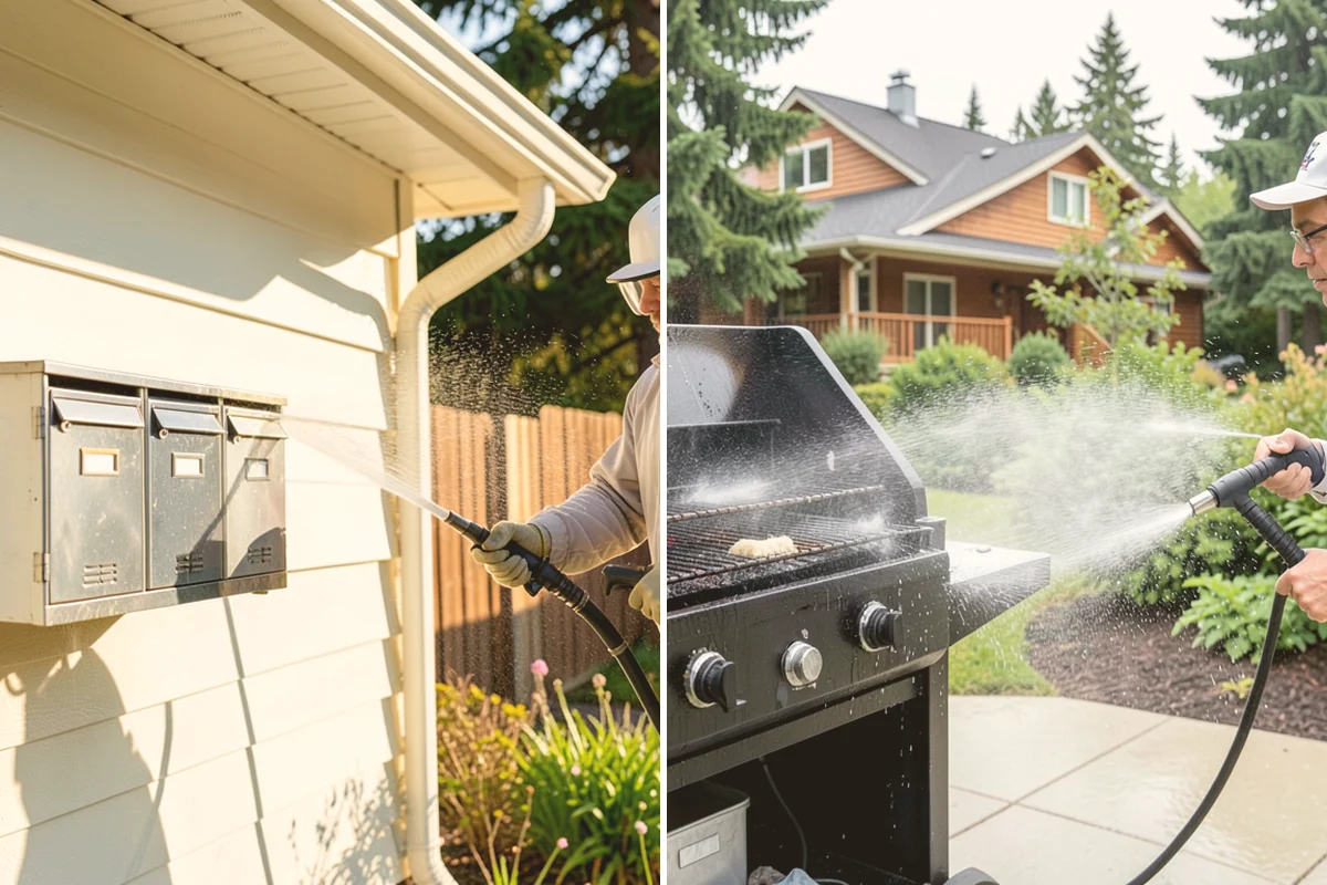 Paver Patio Cleaning in Langley, Island County, WA - Clear the patio and pull established weeds