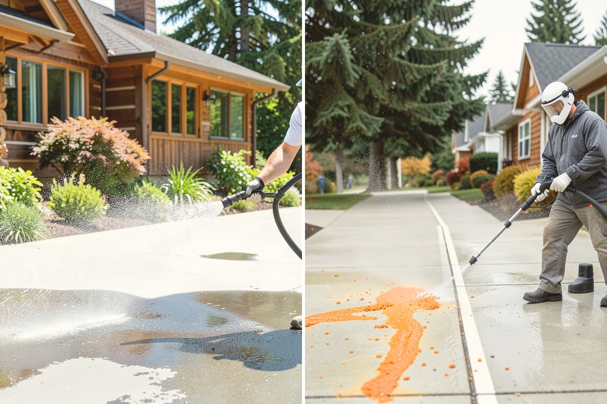 Paver Patio Cleaning in Lynnwood, Snohomish County, WA - Clear the patio and pull established weeds