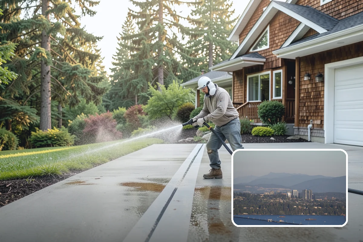 Paver Patio Cleaning in Medina, King County, WA - Removes moss and weeds from every joint