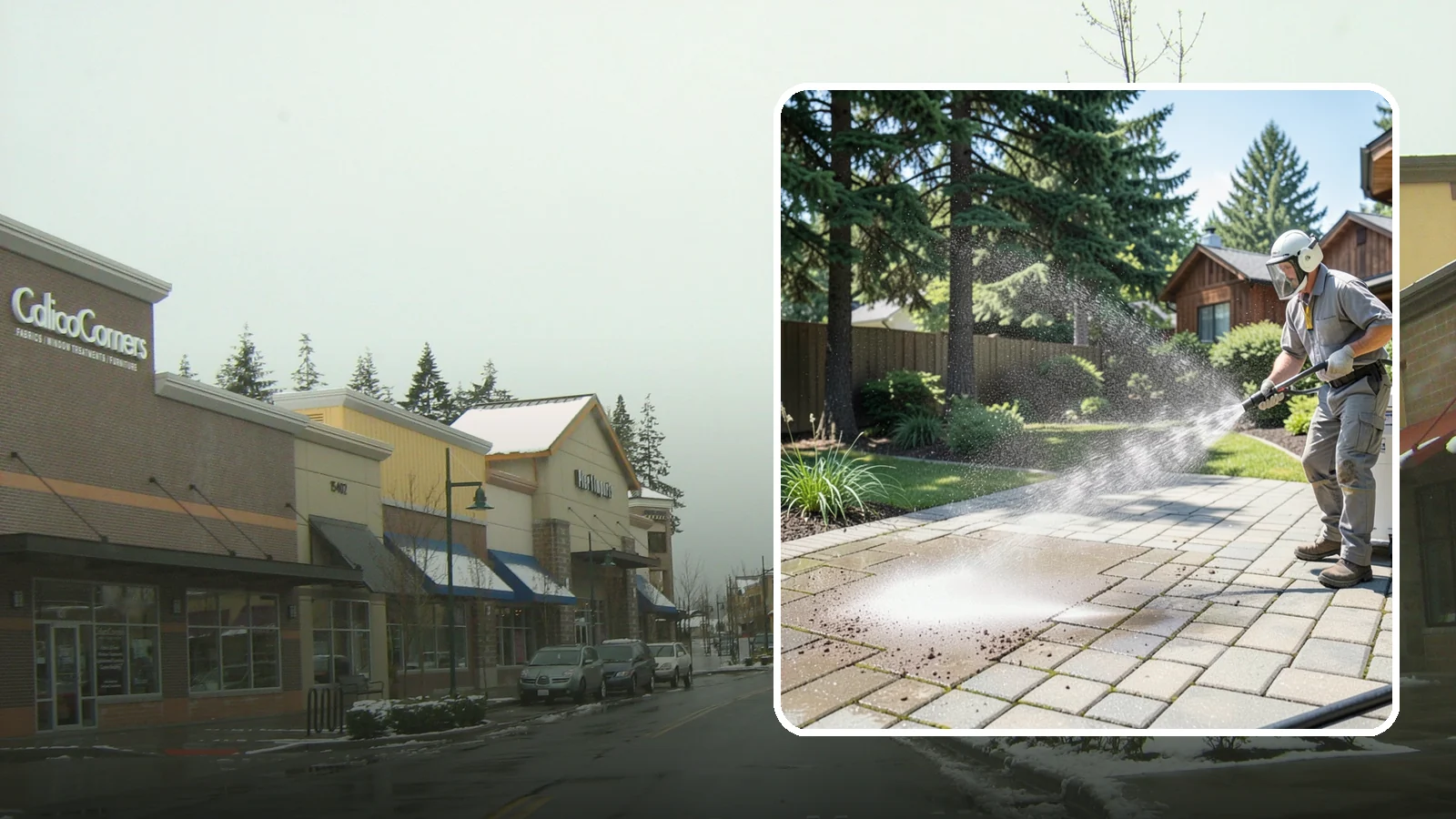 Paver Patio Cleaning in Mill Creek, Snohomish County, WA - Renew paver patios by clearing joint moss and restoring even color across the field.