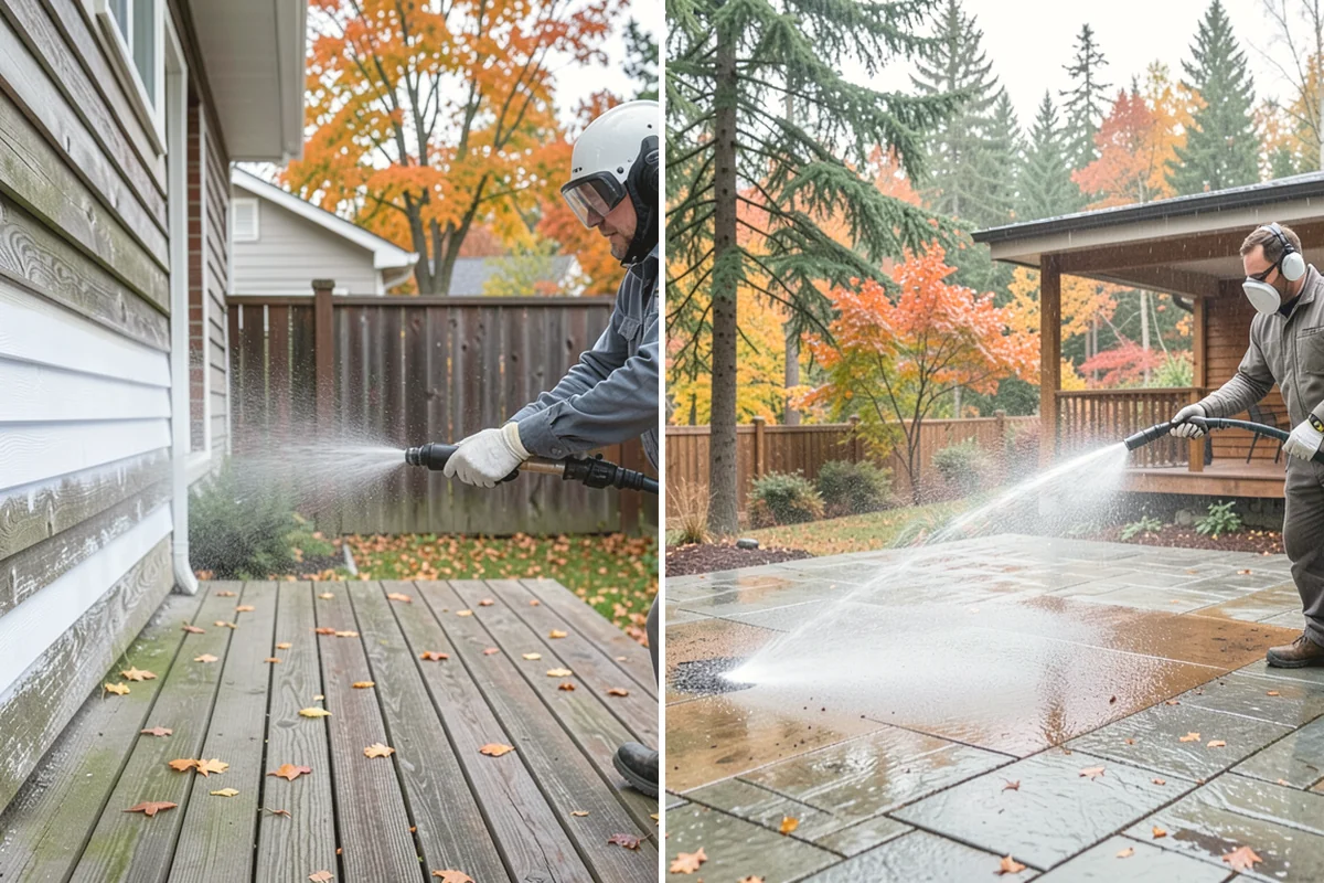 Paver Patio Cleaning in Monroe, Snohomish County, WA - Clear the patio and pull established weeds