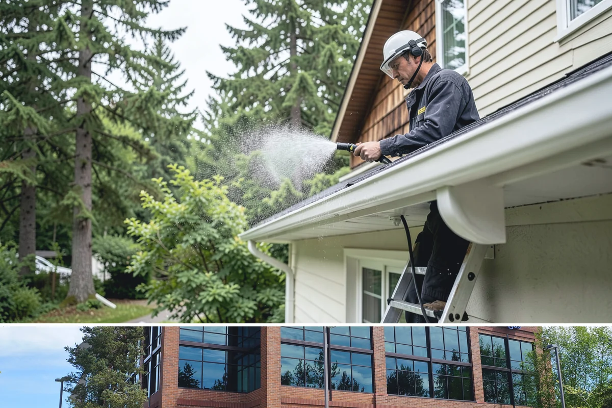 Paver Patio Cleaning in Mountlake Terrace, Snohomish County, WA - Paver patios are best cleaned in late summer so new joint sand cures before the rains.