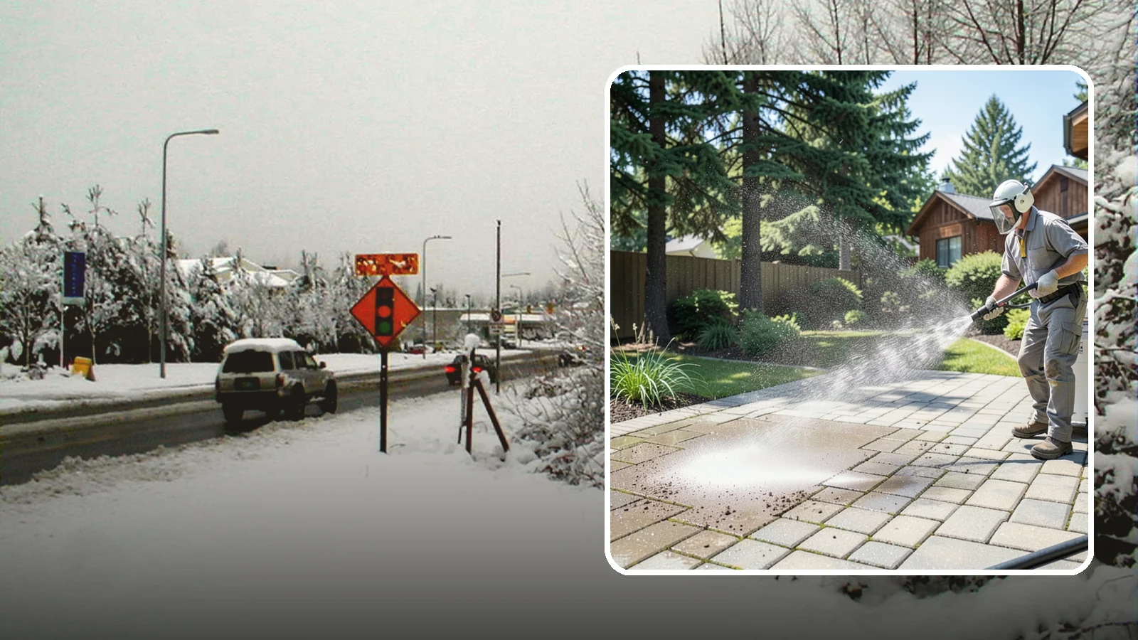 Paver Patio Cleaning in Newcastle, King County, WA - Renew paver patios by clearing joint moss and restoring even color across the field.
