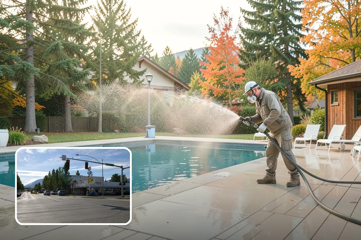 Paver Patio Cleaning in North Bend, King County, WA - Removes moss and weeds from every joint