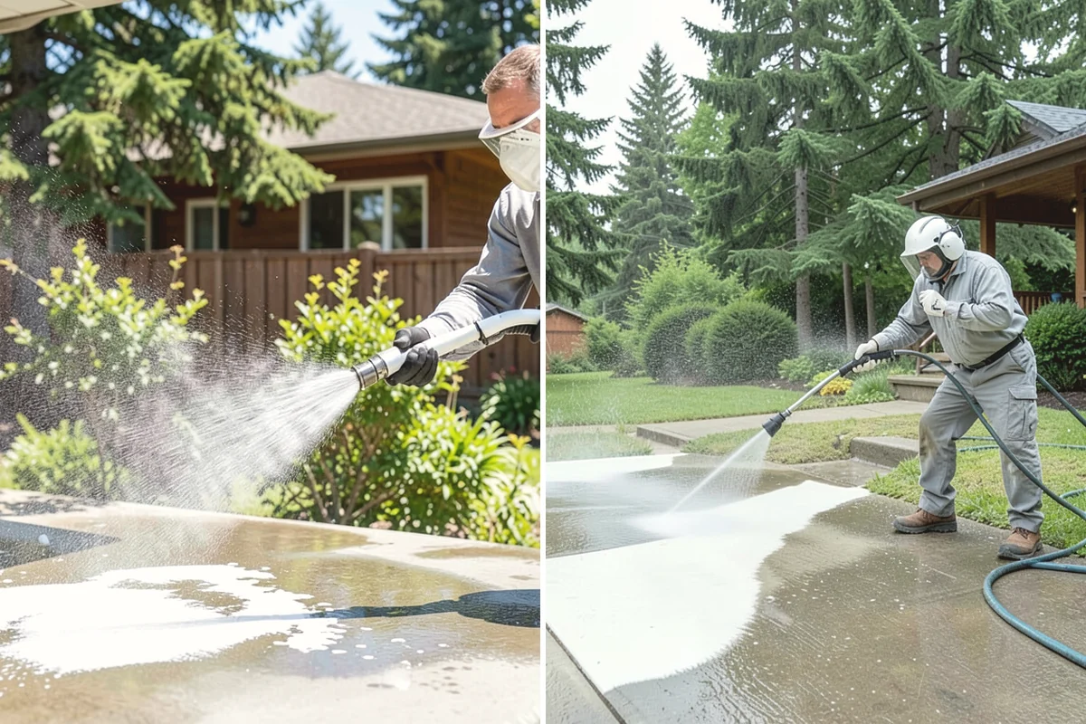 Paver Patio Cleaning in Oak Harbor, Island County, WA - Clear the patio and pull established weeds