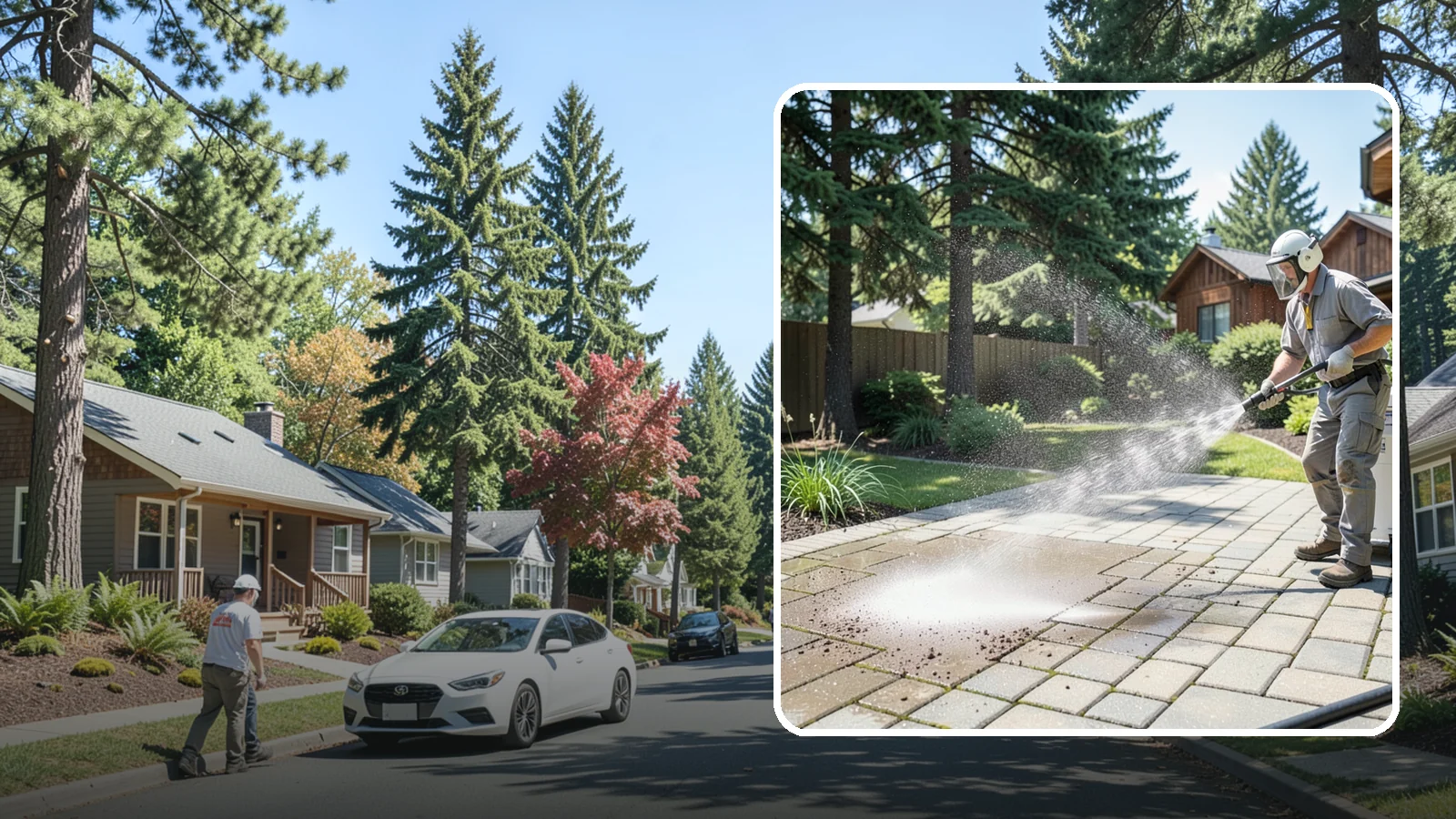 Paver Patio Cleaning in Orting, Pierce County, WA - Renew paver patios by clearing joint moss and restoring even color across the field.