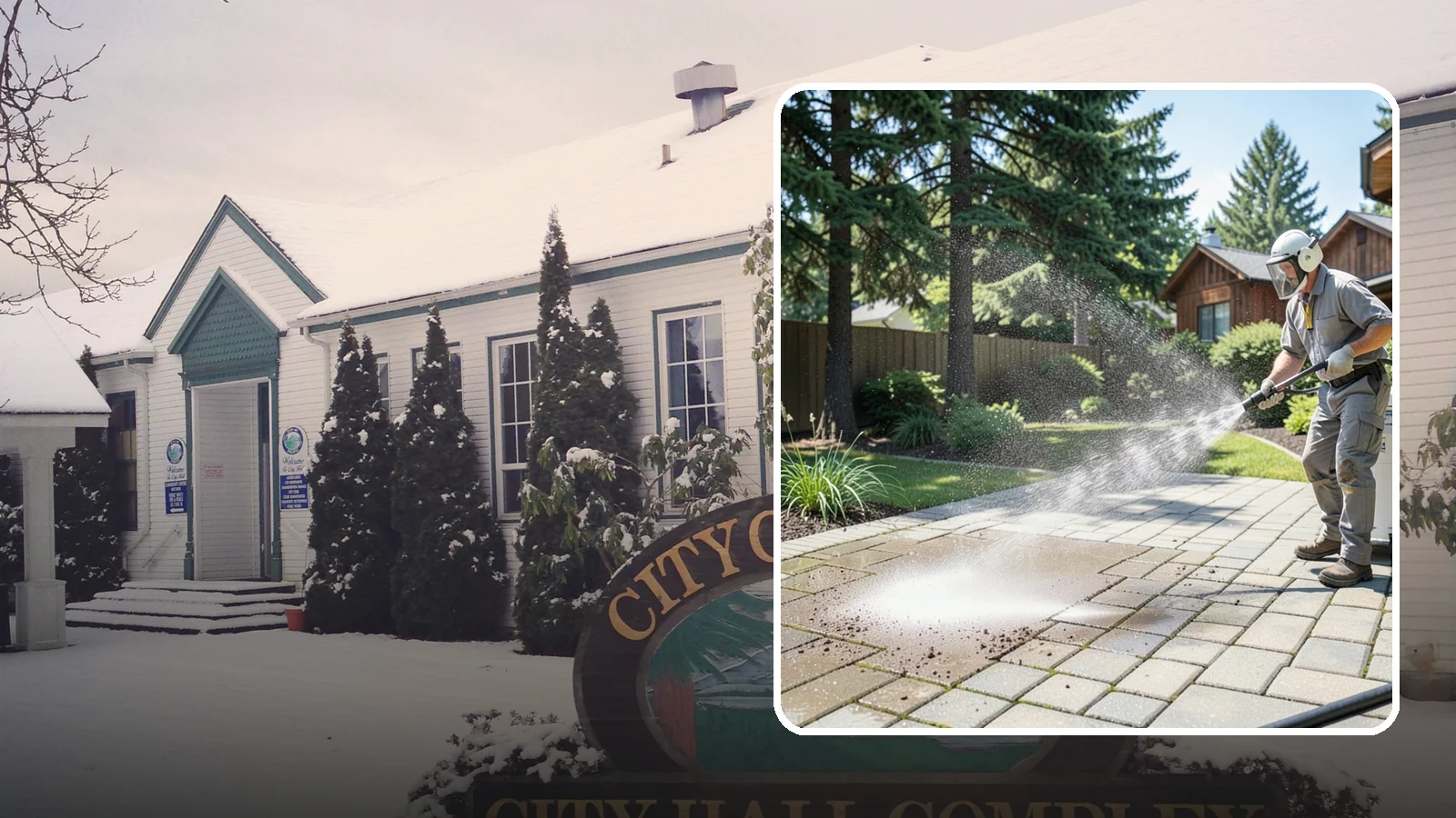 Paver Patio Cleaning in Pacific, King County, WA - Renew paver patios by clearing joint moss and restoring even color across the field.