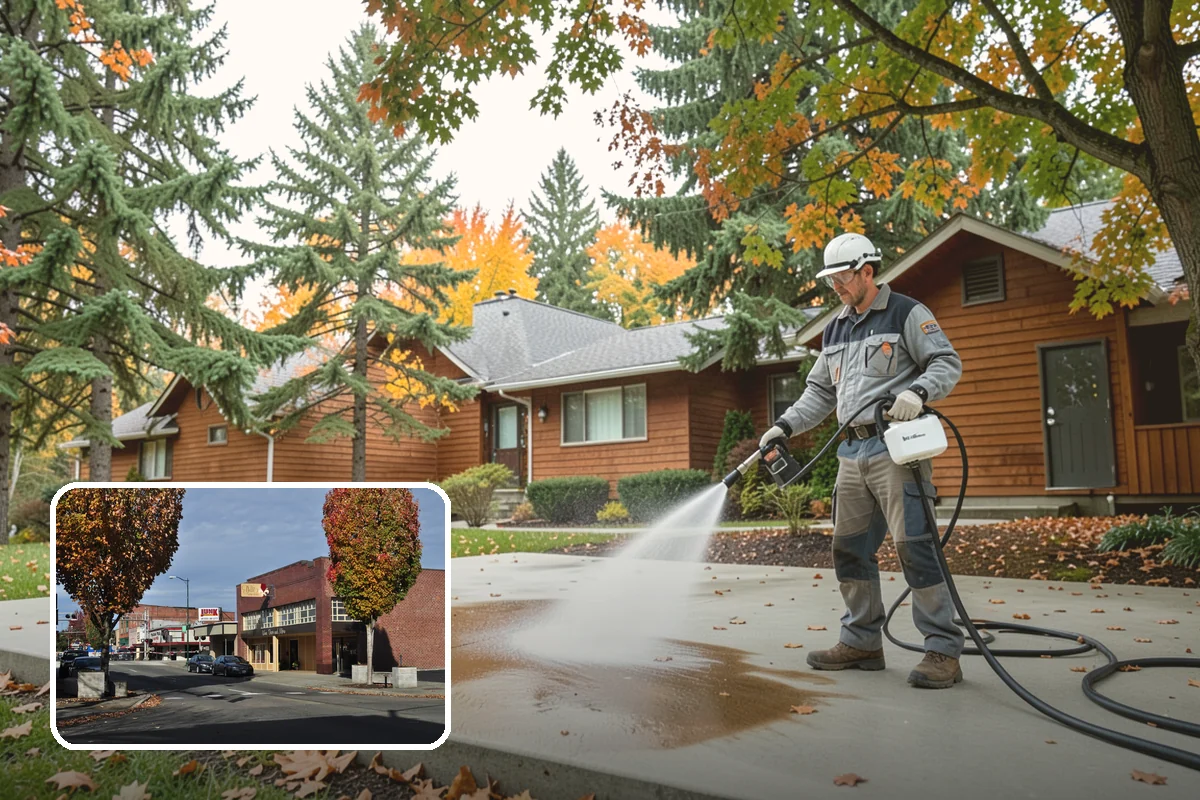 Paver Patio Cleaning in Puyallup, Pierce County, WA - Removes moss and weeds from every joint