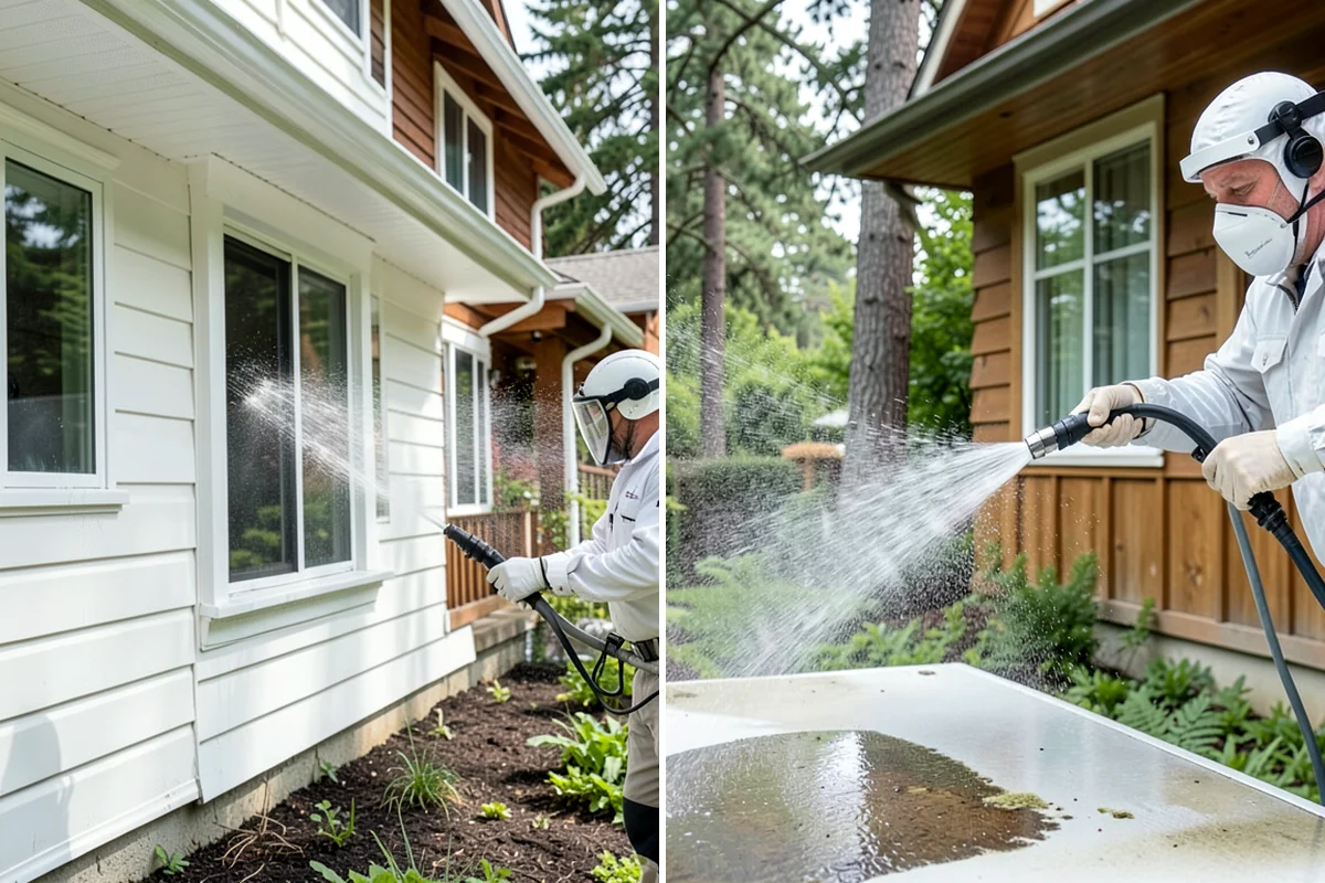 Paver Patio Cleaning in Puyallup, Pierce County, WA - Clear the patio and pull established weeds