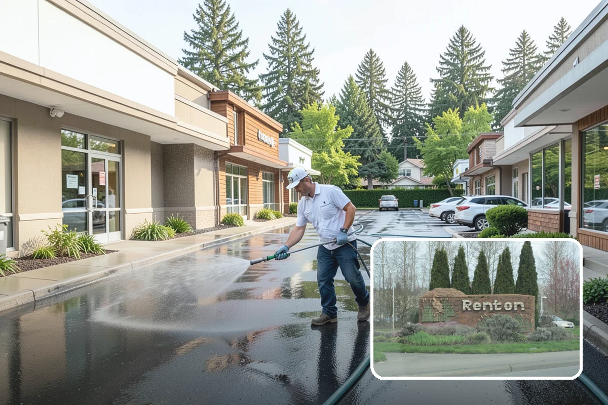 Paver Patio Cleaning in Renton, King County, WA - Removes moss and weeds from every joint