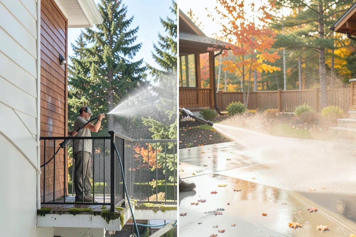 Paver Patio Cleaning in Roy, Pierce County, WA - Clear the patio and pull established weeds
