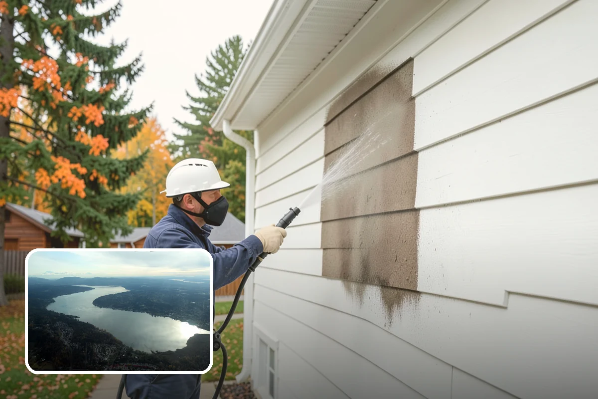 Paver Patio Cleaning in Sammamish, King County, WA - Removes moss and weeds from every joint
