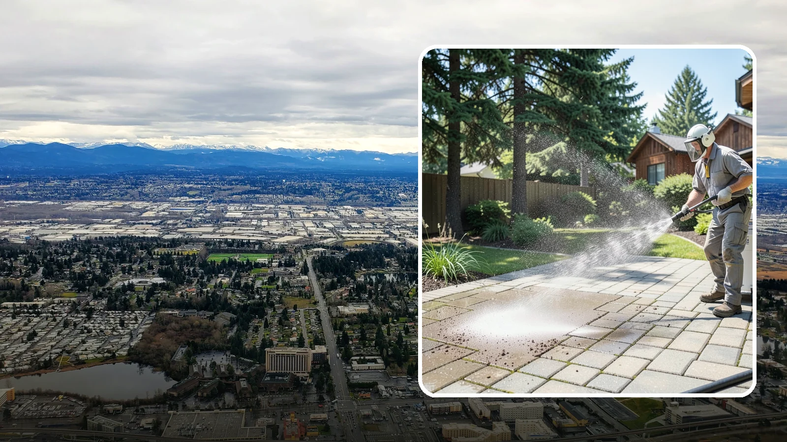 Paver Patio Cleaning in SeaTac, King County, WA - Renew paver patios by clearing joint moss and restoring even color across the field.