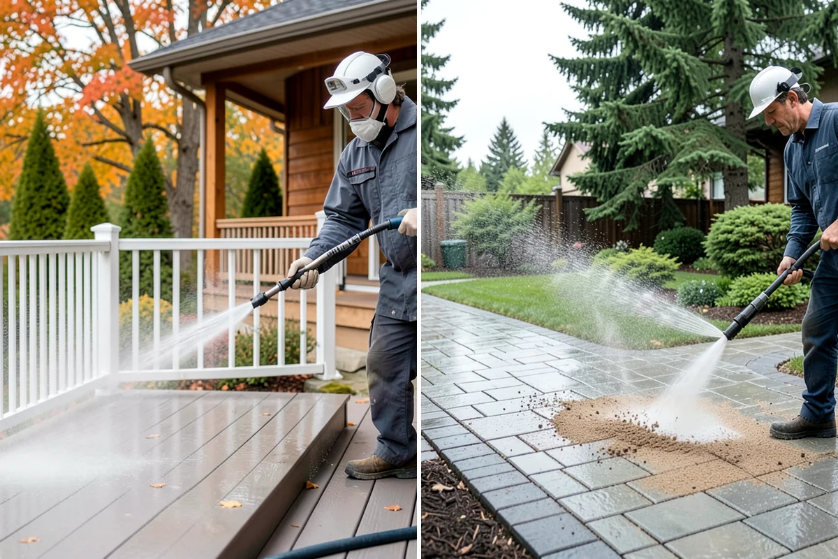 Paver Patio Cleaning in Sedro-Woolley, Skagit County, WA - Clear the patio and pull established weeds