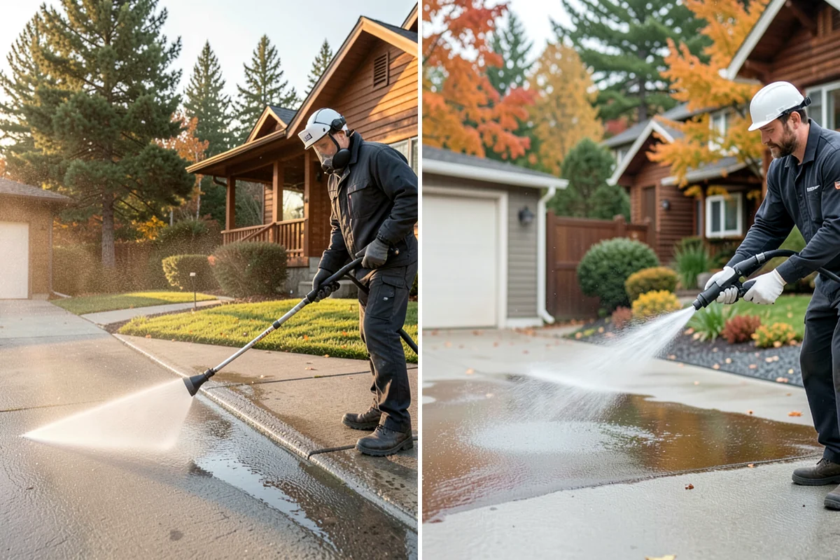Paver Patio Cleaning in Shoreline, King County, WA - Clear the patio and pull established weeds