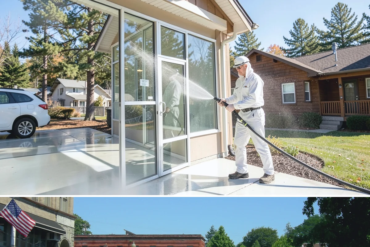 Paver Patio Cleaning in Snohomish, Snohomish County, WA - Paver patios are best cleaned in late summer so new joint sand cures before the rains.