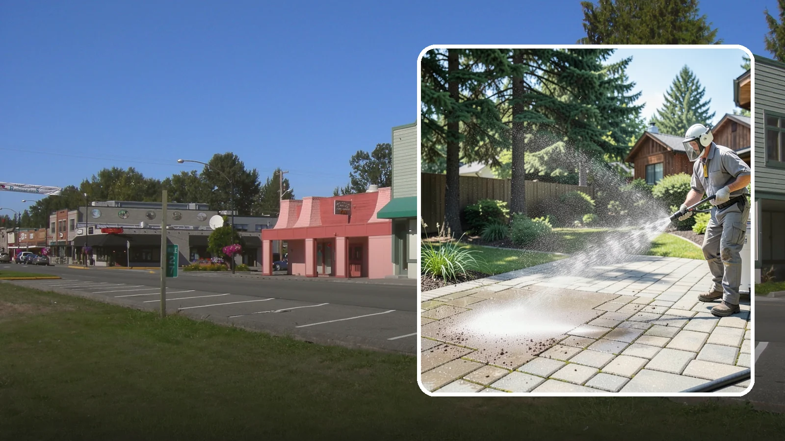 Paver Patio Cleaning in Snoqualmie, King County, WA - Renew paver patios by clearing joint moss and restoring even color across the field.