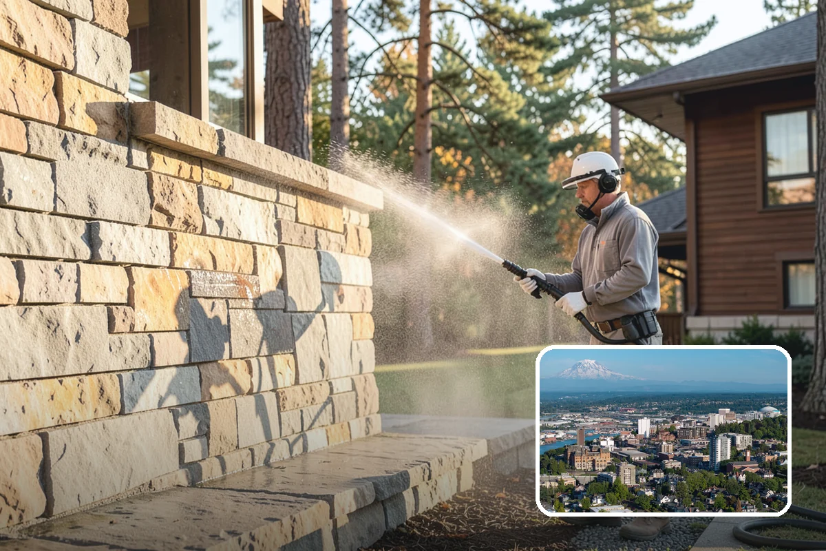 Paver Patio Cleaning in Tacoma, Pierce County, WA - Removes moss and weeds from every joint